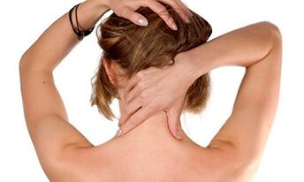 Self -neck massage for osteochondrosis